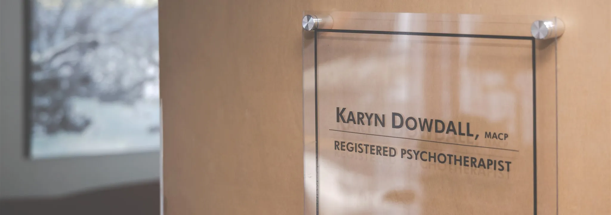 2025 Karyn Dowdall office sign
